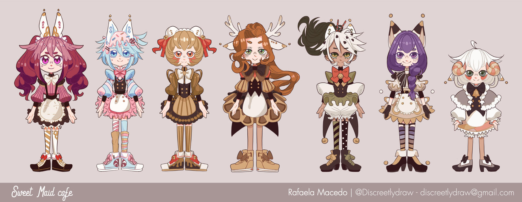 Character Line Up - Magical Clothes