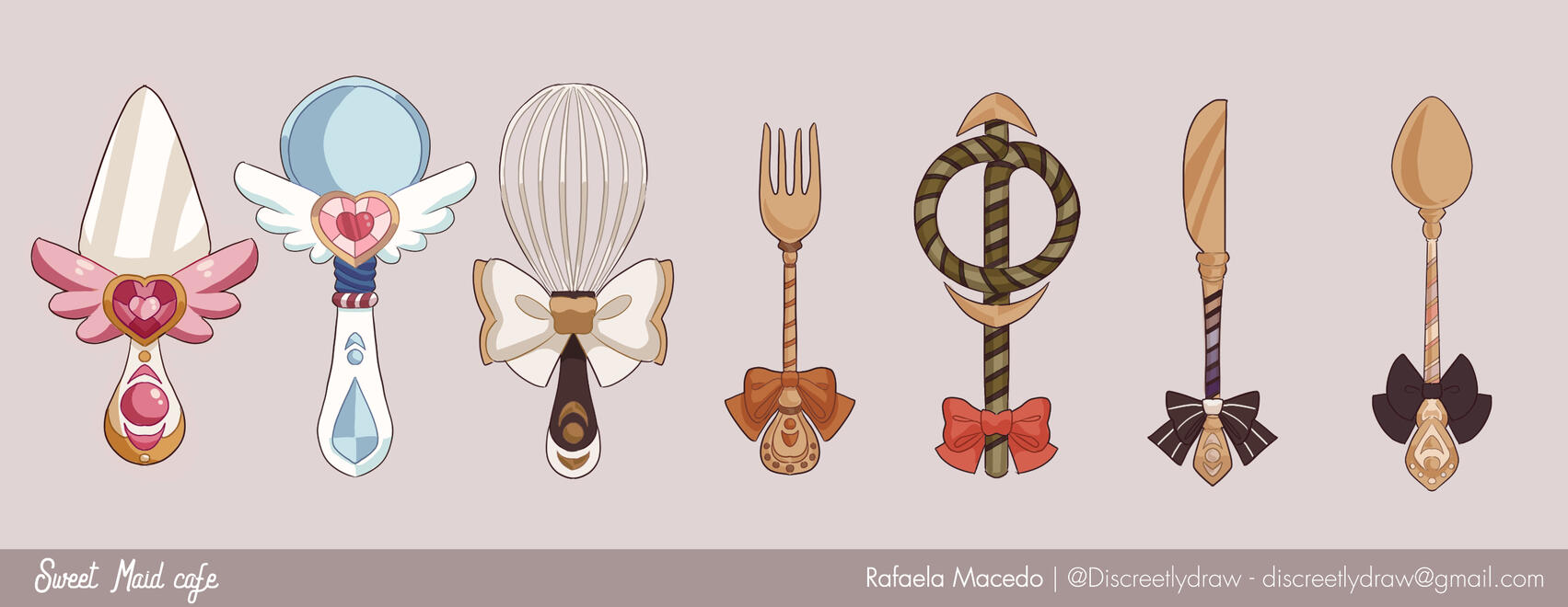 Prop Line Up - Magical Weapons