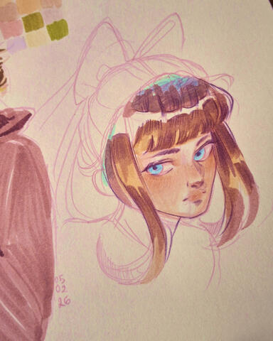 Pencil &amp; Marker drawing