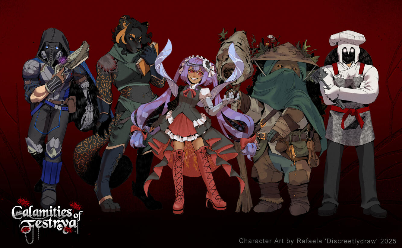 Calamities of Festrya Character Lineup